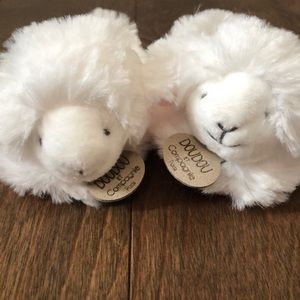 Newborn slippers with rattles